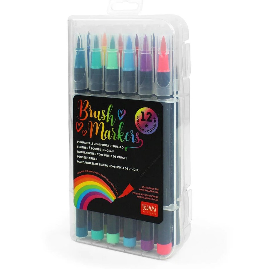 BRUSH MARKERS - BRIGHT COLOURS